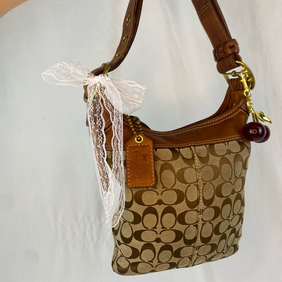 vintage coach bleeker duffle signature bag - Picture 2 of 12